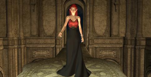 Lysistrata Dress. Done with DAZ internal render engine