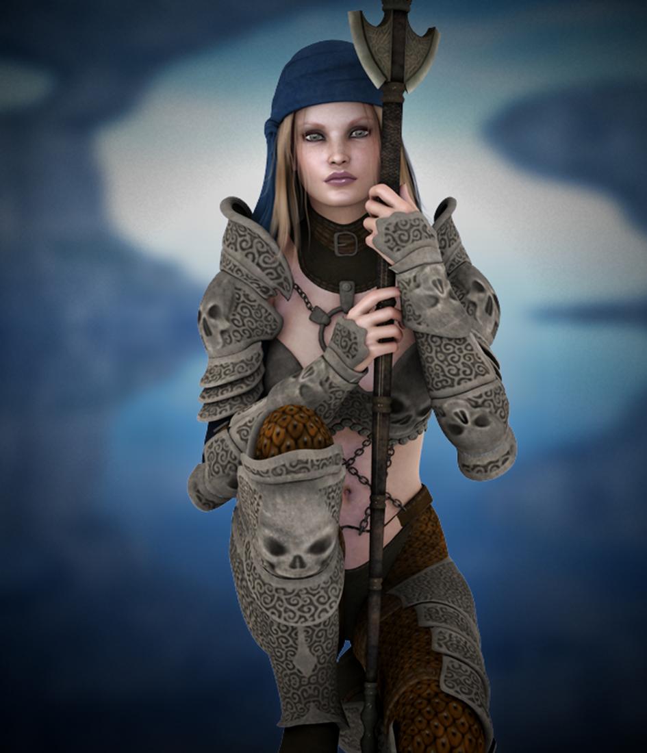 You see Aiska the Cadet. She appears to be a Human from Seareach. She is short and appears to be young and untried. She has sleepy blue-green eyes and tanned skin. She has long, straight sandy blonde hair tucked under a tightly knotted ebon muslin bandana worn as a skullcap. She has a freckled nose and deep laugh lines.

She is wearing a hoary blued krolvin skin with skull pauldrons, some old ora augmented chain, a drake-winged insignia, a large vruul hide back-scabbard slung over her shoulder, a thick thrak hide knapsack, and some rough leather boots.