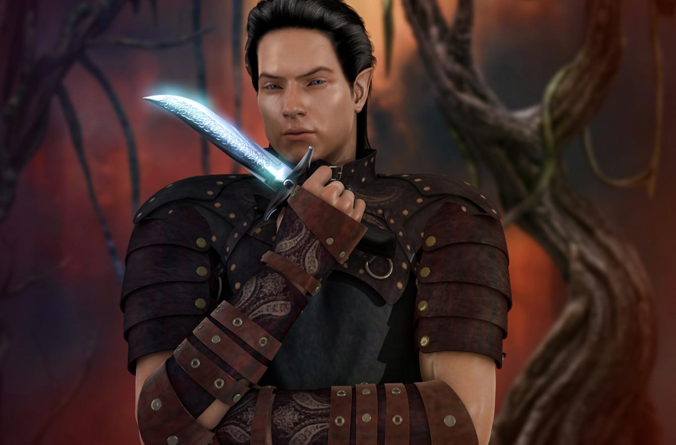 Featured image of post Black Haired Half Elf