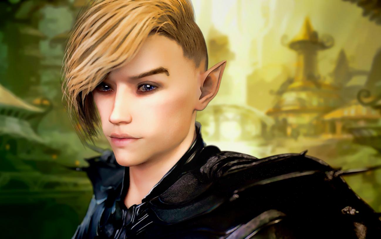 You see Alastir Veythorne Illistim the Archmage. He appears to be an Elf. He is tall and appears to be very young. He has bright blue eyes and sun-kissed, unblemished skin. He has chin length, razor-cut dark blonde hair shaved on the sides and coifed in a swept-back pompadour. He has well-muscled shoulders and arms. He has long, lean legs and slim hips.